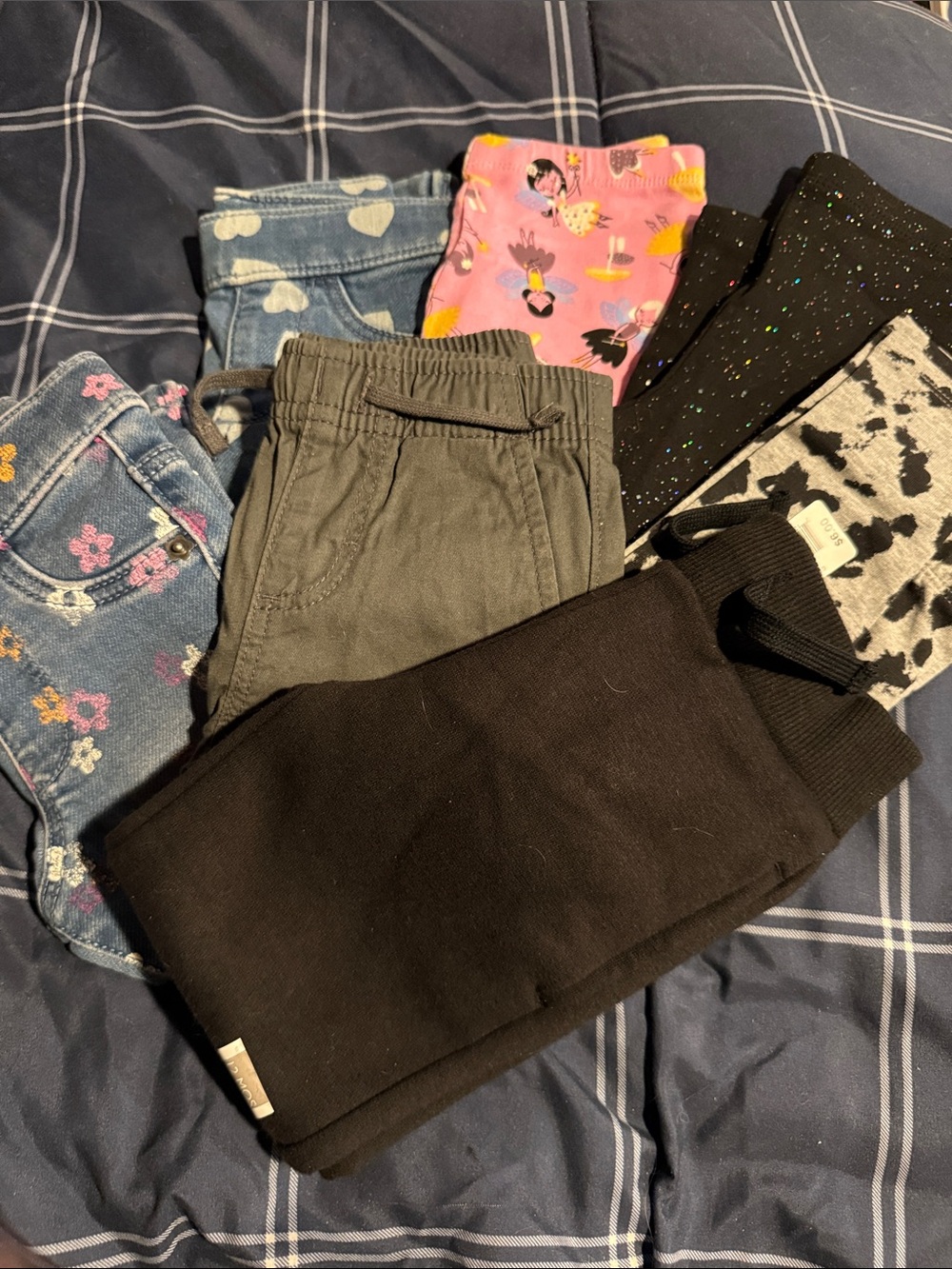 7 pair of 12 month pants and leggings